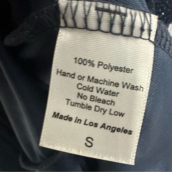 Lucy in the Sky Dress Long Formal Lace Up Blue Sparkly Celestial Size Small - Picture 5 of 6